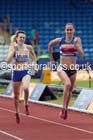 Laura Weightman (Morpeth) on her way to victory beating Laura Muir ((Dundee Hawkhill) 1500 metres, 2014 Sainsbury's British Championships. Photo: David T. Hewitson/Sports for All Pics